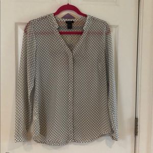 Semi sheer dress shirt